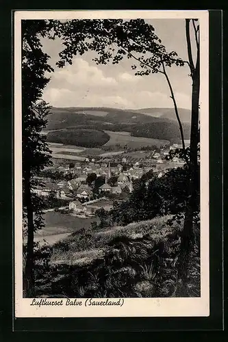 AK Balve /Sauerland, Teilansicht mit Blick vom Schieberg