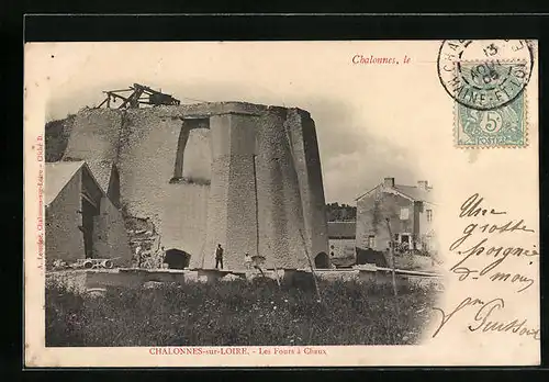 AK Chalonnes-sur-Loire, Les Fours à Chaux