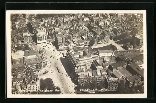 AK Amsterdam, Fliegeraufnahme der Leidsche Plein