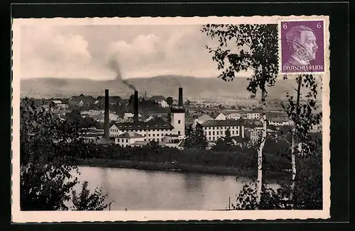 AK Hohenstadt /March /Sudetengau, Panorama
