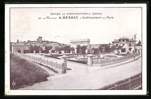 AK Châteauneuf-du-Pape, Caves de Vinification et Chais de la Maison A. Bessac