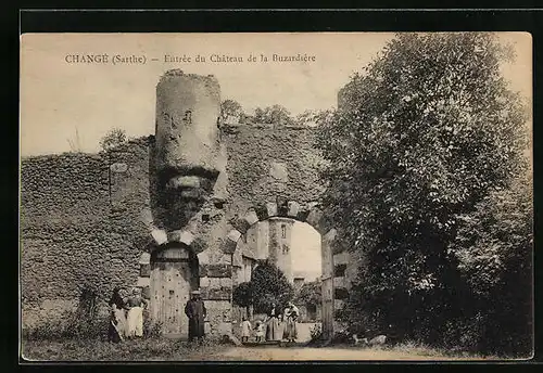 AK Changé, Entrée du Château de la Buzadière