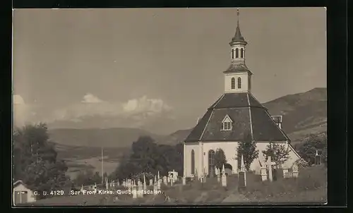 Foto-AK Gudbrandsdalen, Sor Fron Kirke