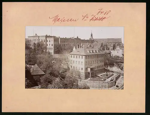 Fotografie Brück & Sohn Meissen, Ansicht Meissen i. Sa., Blick auf die Königliche Fürsten- und Landesschule St. Afra