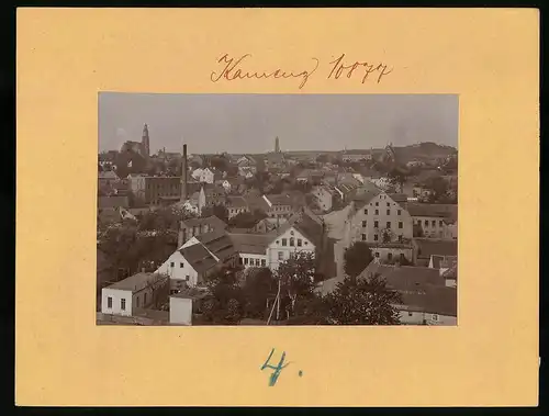 Fotografie Brück & Sohn Meissen, Ansicht Kamenz i. Sa., Gesamtansicht der Stadt