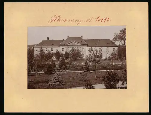 Fotografie Brück & Sohn Meissen, Ansicht Kamenz i. Sa., Blick auf den Barmherzigkeitsstift
