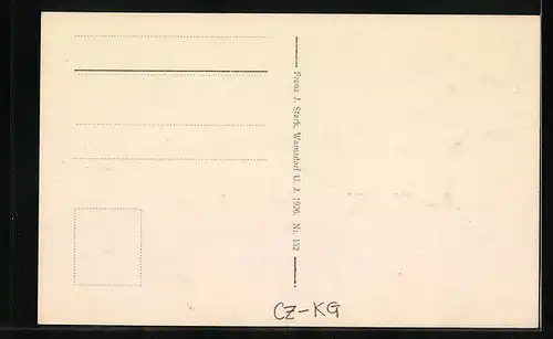 AK St. Peter /Rsgb., Ortspartie mit Gebirgspanorama