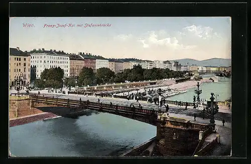 AK Wien, Franz-Josefs-Kai, Stefaniebrücke