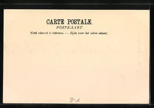 AK Anvers, Vue sur le Steen