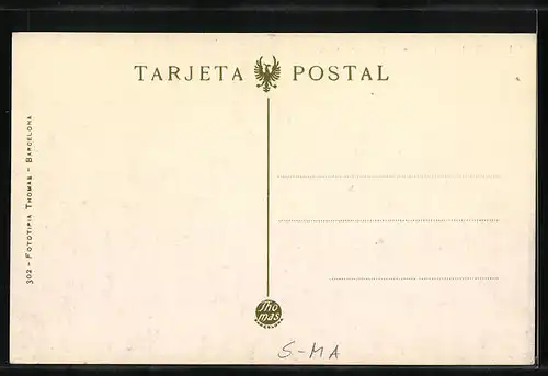 AK Madrid, El Escorial, Vista general del Monasterio