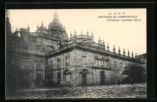 AK Santiago de Compostela, Catedral, Fachada Oeste