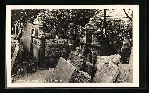 AK Prag, Alter Jüdischer Friedhof