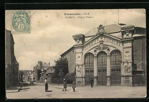 AK Elbeuf, Normandie, Cirque-Théâtre