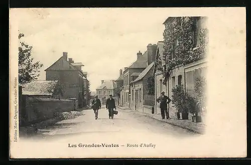 AK Les Grandes-Ventes, Route d`Auffay