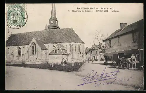 AK Harcourt, La Normandie, L`Eglise
