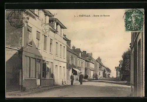 AK Fréville, Route de Rouen
