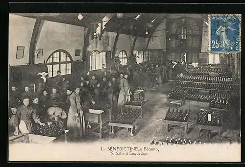 AK Fécamp, La Bénédictine, Salle d`Etiquetage