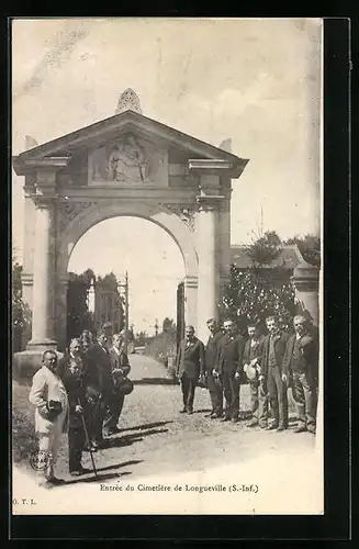 AK Longueville, Entrée du Cimetière