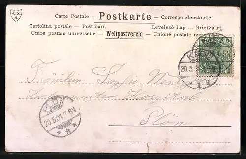 AK Plön, Ortsansicht mit Kadettenanstalt und Ruderpartie