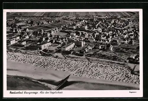 AK Wangerooge, Ortsansicht aus der Vogelschau