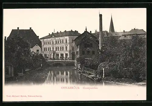 AK Osnabrück, Hasepartie mit Ruderbooten