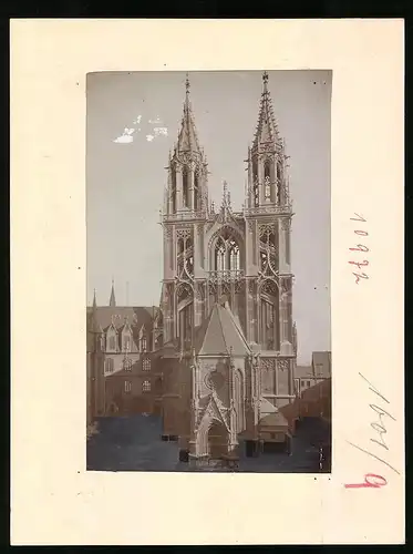 Fotografie Brück & Sohn Meissen, Ansicht Meissen / Meissen, Dom Hauptfassade