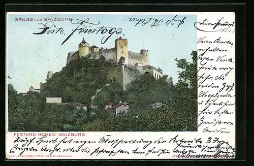 AK Salzburg, Festung Hohen-Salzburg