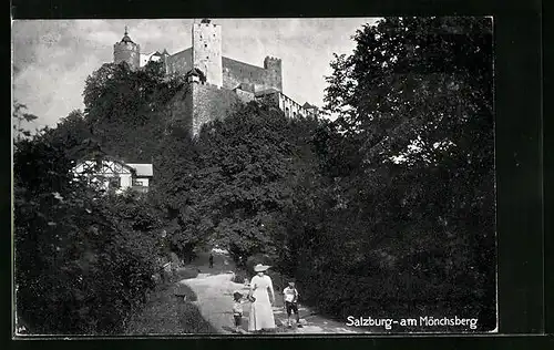 AK Salzburg, Festung Hohensalzburg am Mönchsberg