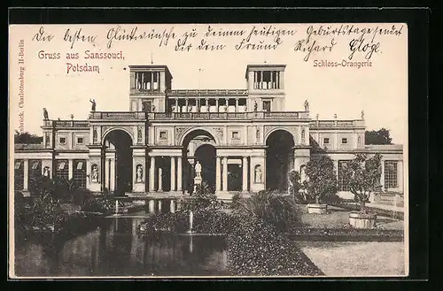 AK Potsdam, Schloss Sanssouci - Orangerie