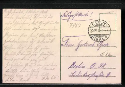 Lithographie Weingarten, Totalansicht mit Klosterkirche und Kaserne