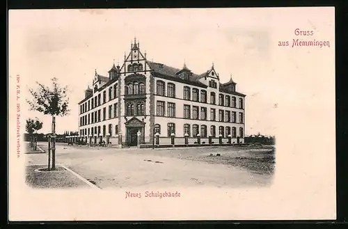 AK Memmingen, Neues Schulgebäude