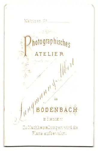 Fotografie Jungmann & Albert, Bodenbach /Böhmen, Junge Dame mit Amulett