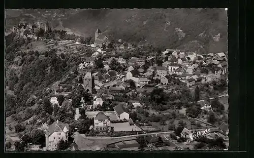 AK Nideggen /Eifel, Ortsansicht als Luftbild