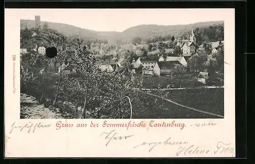AK Tautenburg bei Dornburg /Saale, Ortsansicht
