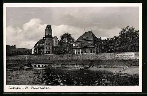 AK Uerdingen a. Rh., Restaurant Rheinschlösschen