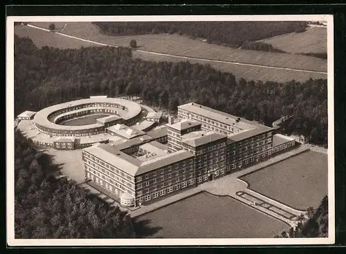 AK Bad Bramstedt, Fliegeraufnahme der Rheumaheilstätte
