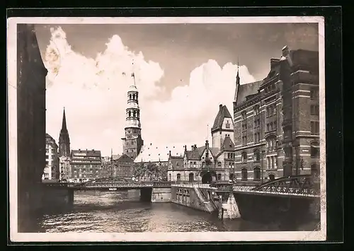 AK Hamburg, Ortspartie am Freihafen