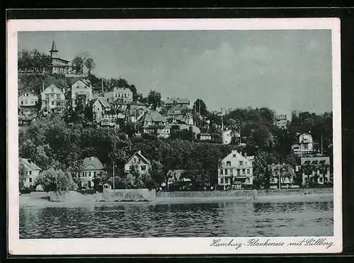 AK Hamburg-Blankenese, Ortsansicht mit Süllberg