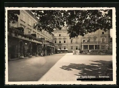 AK Bad Teplitz-Schönau, Am Herrenhaus