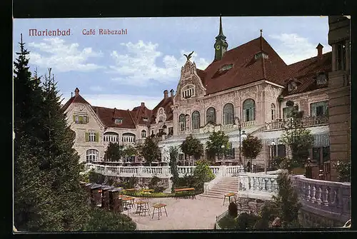 AK Marienbad, Café Rübezahl