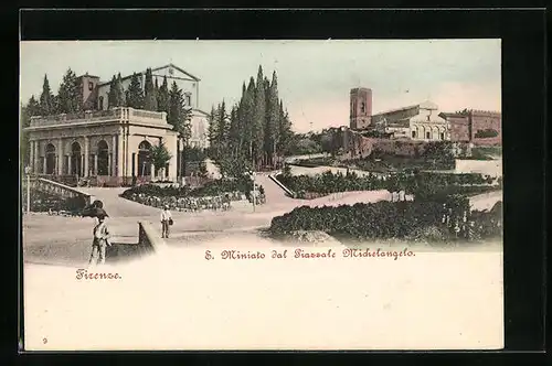 AK Firenze, S. Miniato dal Piazzale Michelangelo