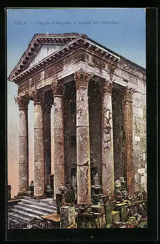 AK Pola, Tempel des Augustus