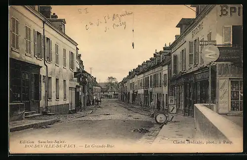 AK Boudeville-de-Pacy, La Grande-Rue