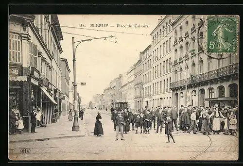 AK Elbeuf, Place du Calvaire