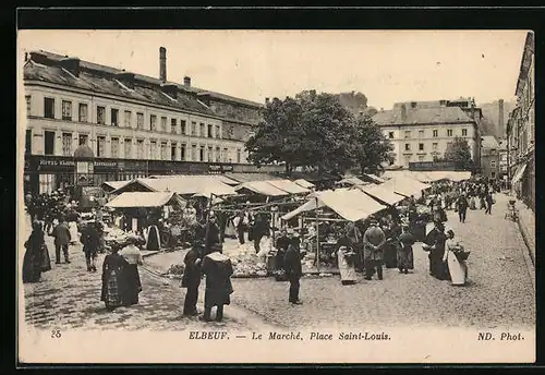 AK Elbeuf, Le Marché, Place Saint-Louis