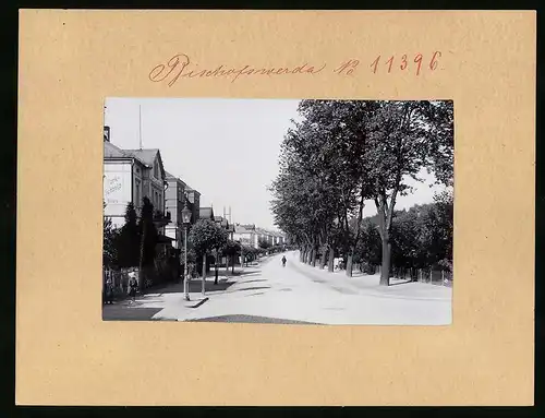 Fotografie Brück & Sohn Meissen, Ansicht Bischofswerda i. Sa., Bautzner Strasse am Restaurant Park Schänke, Wohnhäuser