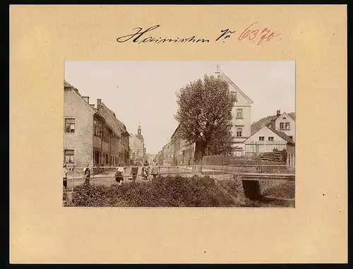 Fotografie Brück & Sohn Meissen, Ansicht Hainichen i. Sa., Blick in die Gellertstrasse