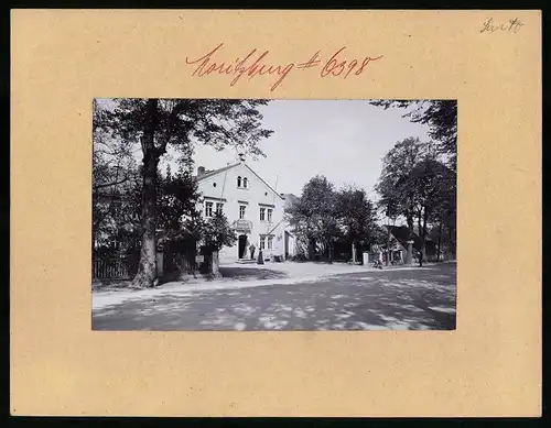 Fotografie Brück & Sohn Meissen, Ansicht Moritzburg, Gasthof Au bon marche