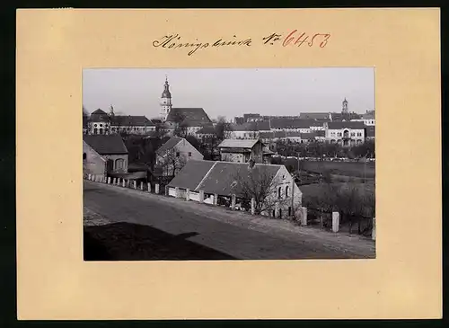 Fotografie Brück & Sohn Meissen, Ansicht Königsbrück, Stadtansicht von Süden