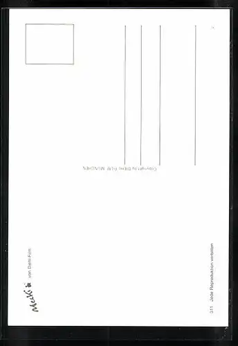 AK Mecki mit dem lieblichen Wein